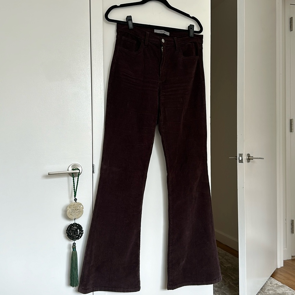 Joe’s Jeans High Rise Chocolate Flare Corduroys